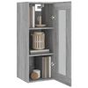 vidaXL Ντουλάπι Τοίχου Κρεμαστό Γκρι sonoma 34,5x34x90 εκ.