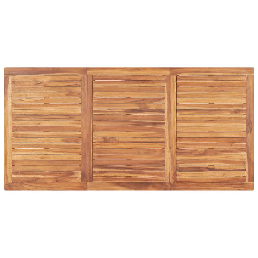 vidaXL Τραπεζαρία Κήπου 180 x 90 x 77 εκ. από Μασίφ Ξύλο Teak