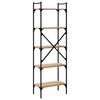 vidaXL Βιβλιοθήκη 5 Επιπέδων Sonoma Δρυς 56x31,5x174 εκ. Επεξ. Ξύλο
