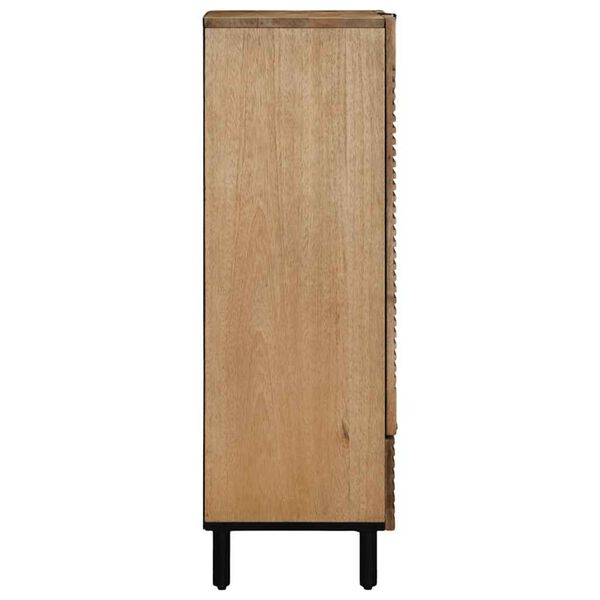 vidaXL Highboard &kappa;&alpha;&phi;έ 60x33x100 cm &mu;&alpha;&sigma;ί&phi; &xi;ύ&lambda;&omicron; Mango