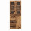 vidaXL Highboard &Pi;&alpha;&lambda;&iota;ό &Xi;ύ&lambda;&omicron; 69,5 x 34 x 180 &epsilon;&kappa;. &Epsilon;&pi;&epsilon;&xi;&epsilon;&rho;&gamma;&alpha;&sigma;&mu;έ&nu;&omicron; &xi;ύ&lambda;&omicron;