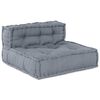 vidaXL Μαξιλάρι 4 pcs Γκρι 70 x 70 x 54 εκ Πολυεστέρας