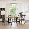 vidaXL &Tau;&rho;&alpha;&pi;&epsilon;&zeta;&alpha;&rho;ί&alpha; NOAIN &mu;&epsilon; &pi;ό&delta;&iota;&alpha; &sigma;&chi;ή&mu;&alpha;&tau;&omicron;&sigmaf; &Alpha; 160x90x75 cm