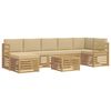 vidaXL &Sigma;&epsilon;&iota;&rho;ά &Kappa;&alpha;&nu;&alpha;&pi;έ &Epsilon;&xi;&omega;&tau;&epsilon;&rho;&iota;&kappa;&omicron;ύ 8 pcs &Lambda;&epsilon;&upsilon;&kappa;ό &kappa;&alpha;&iota; &Mu;&pi;&epsilon;&zeta; 59 x 59 x 37 &epsilon;&kappa;