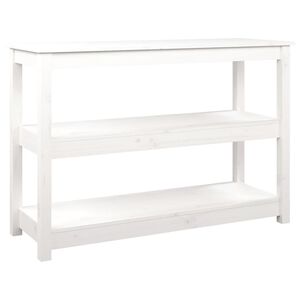 vidaXL &Tau;&rho;&alpha;&pi;έ&zeta;&iota; &Kappa;&omicron;&nu;&sigma;ό&lambda;&alpha; &Lambda;&epsilon;&upsilon;&kappa;ό 110 x 40 x 74 &epsilon;&kappa;. &alpha;&pi;ό &Mu;&alpha;&sigma;ί&phi; &Xi;ύ&lambda;&omicron; &Pi;&epsilon;ύ&kappa;&omicron;&upsilon;