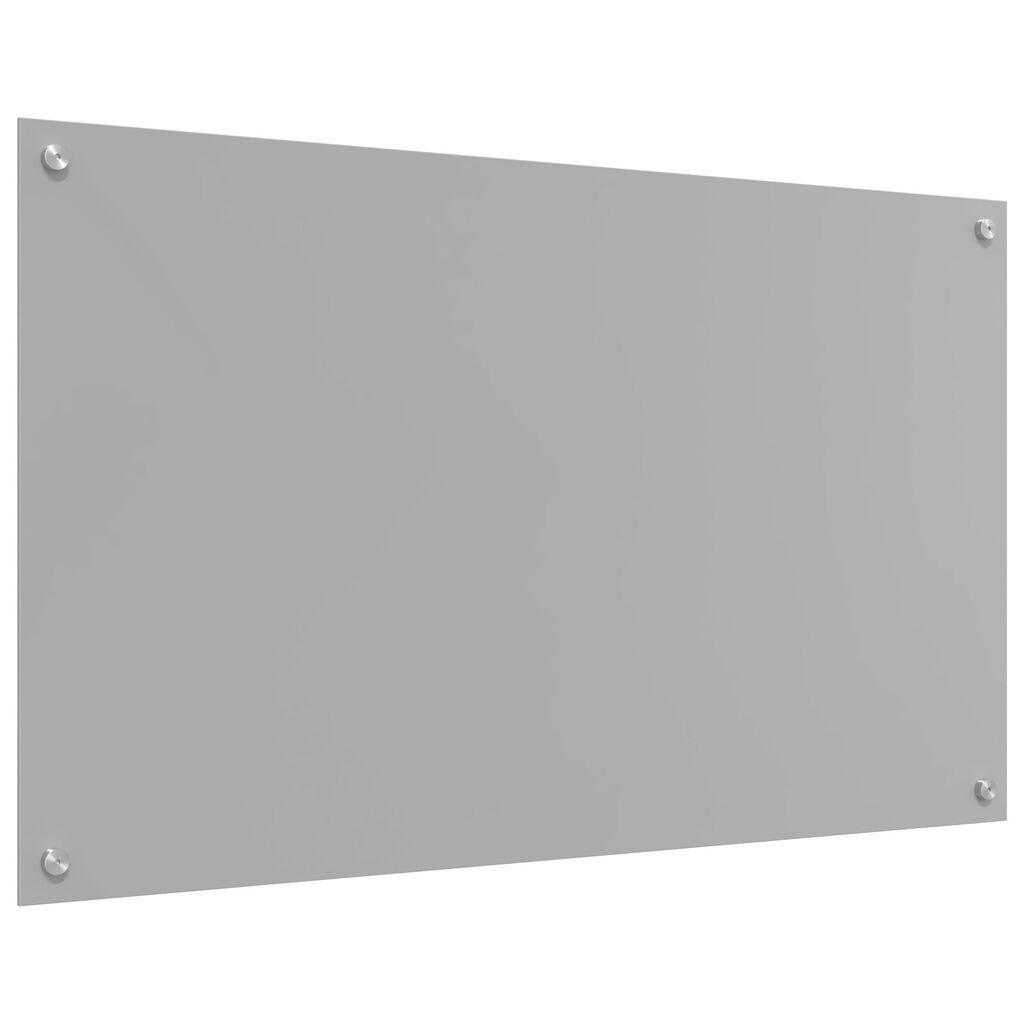 vidaXL Φωτιστικό Πίσω Παχύ σε Ανοιχτό Γκρι 100x60x0,6 εκ από Σκληρυμένο Γυαλί