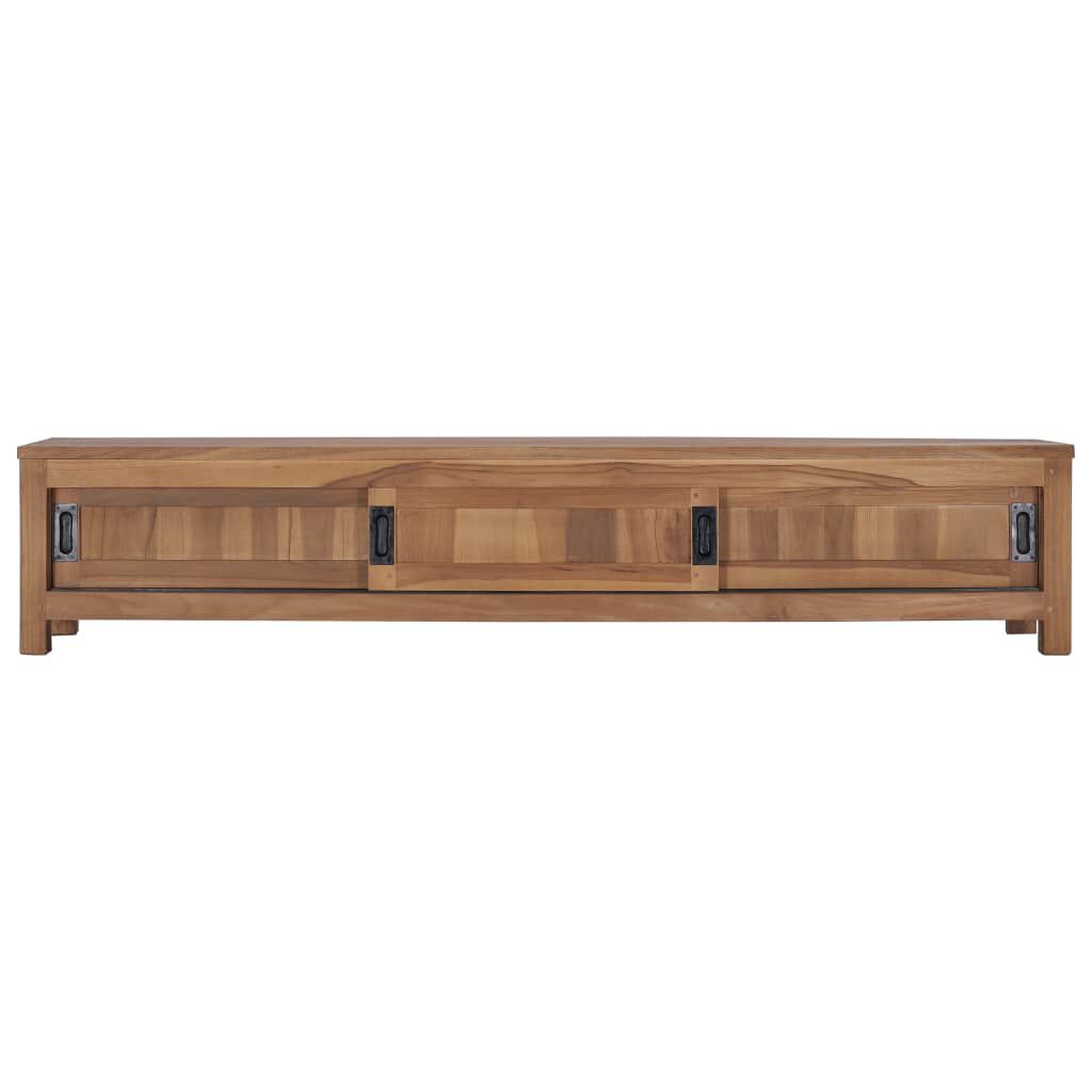 vidaXL Έπιπλο Τηλεόρασης 150 x 30 x 30 εκ. από Μασίφ Ξύλο Teak