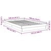 vidaXL Πλαίσιο κρεβατιού χωρίς στρώμα 120x190 cm μασίφ ξύλο δρυς