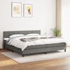 vidaXL &Kappa;&rho;&epsilon;&beta;ά&tau;&iota; Boxspring &mu;&epsilon; &Sigma;&tau;&rho;ώ&mu;&alpha; &Sigma;&kappa;&omicron;ύ&rho;&omicron; &Gamma;&kappa;&rho;&iota; 200x200 &epsilon;&kappa;. &Upsilon;&phi;&alpha;&sigma;&mu;ά&tau;&iota;&nu;&omicron;