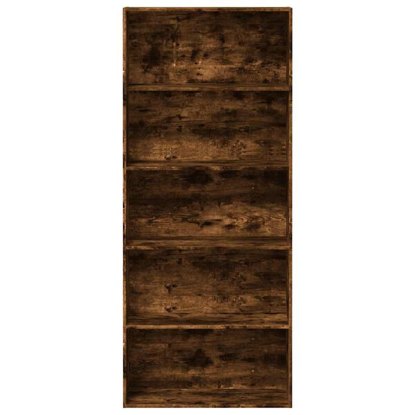 vidaXL &Nu;&tau;&omicron;&upsilon;&lambda;ά&pi;&iota; &beta;&iota;&beta;&lambda;ί&omega;&nu; &kappa;&alpha;&pi;&nu;&iota;&sigma;&tau;ή &delta;&rho;&upsilon;&sigmaf; 80x30x189 cm &Kappa;&alpha;&tau;&alpha;&sigma;&kappa;&epsilon;&upsilon;&alpha;&sigma;&mu;έ&nu;&omicron; &xi;ύ&lambda;&omicron;