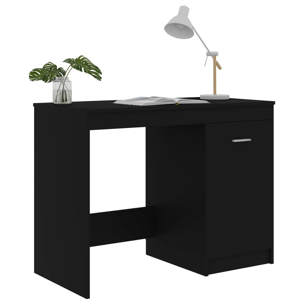 vidaXL Γραφείο Μαύρο 100 x 50 x 76 εκ. από Επεξ. Ξύλο