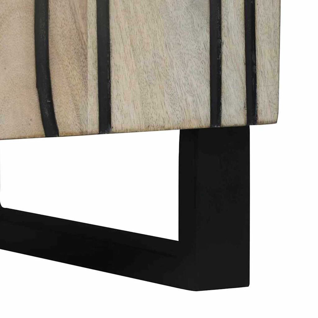 vidaXL Ντουλάπι Μπάνιου με ράφι Καφέ, Μαύρο 38 x 33.5 x 58 εκ.