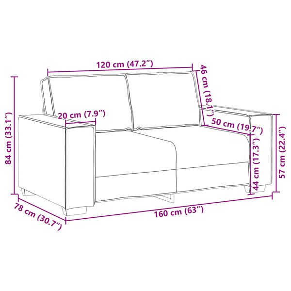 vidaXL Σετ Καναπέ 3 pcs Σκούρο Πράσινο 220 x 78 x 84 εκ. ύφασμα