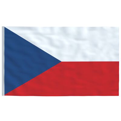 vidaXL Τσέχικη Σημαία και Ιστός 6,23 μ. από Αλουμίνιο