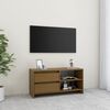 vidaXL Έπιπλο Τηλεόρασης Μελί 80 x 31 x 39 εκ. από Μασίφ Ξύλο Πεύκου