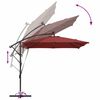 vidaXL Ομπρέλα Cantilever Banana Τερακότα 249 x 249 x 250 εκ.