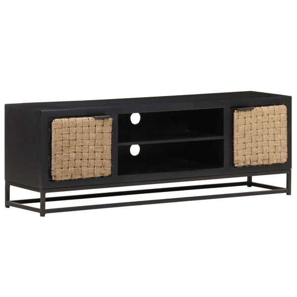 vidaXL Έπιπλο Τηλεόρασης 120 x 30 x 40 εκ. από Μασίφ Ξύλο Μάνγκο