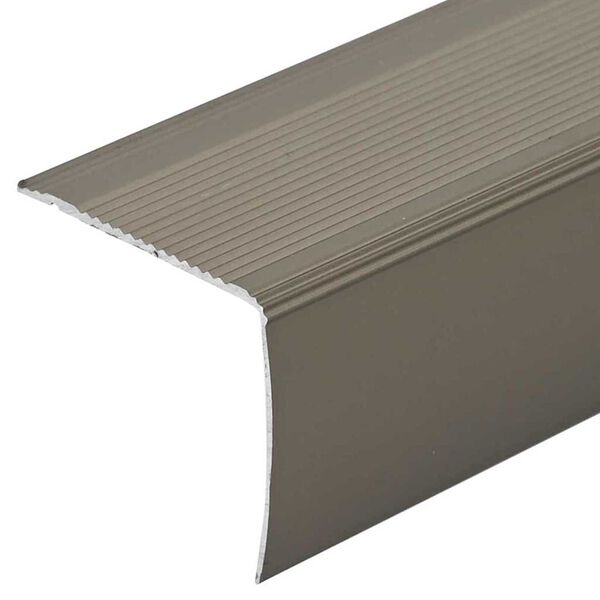 vidaXL Προστατευτικά ακμών σκάλας 10 pcs Μπρονζέ 67 cm Αλουμίνιο