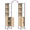 vidaXL Σετ Επίπλων Μπάνιου Άλλο 3 pcs Sonoma Δρυς 33 x 33 x 185.5 εκ