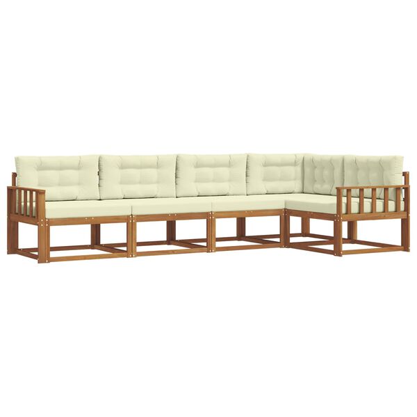 vidaXL &Sigma;&epsilon;&iota;&rho;ά &Kappa;&alpha;&nu;&alpha;&pi;έ &Epsilon;&xi;&omega;&tau;&epsilon;&rho;&iota;&kappa;&omicron;ύ &mu;&epsilon; &mu;&alpha;&xi;&iota;&lambda;ά&rho;&iota; 5 pcs &Phi;&upsilon;&sigma;&iota;&kappa;ό &kappa;&alpha;&iota; &Kappa;&rho;έ&mu;&alpha;