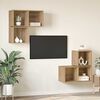 vidaXL Σετ επίπλου τηλεόρασης 4 pcs artisan δρυς 37 x 37 x 72 εκ