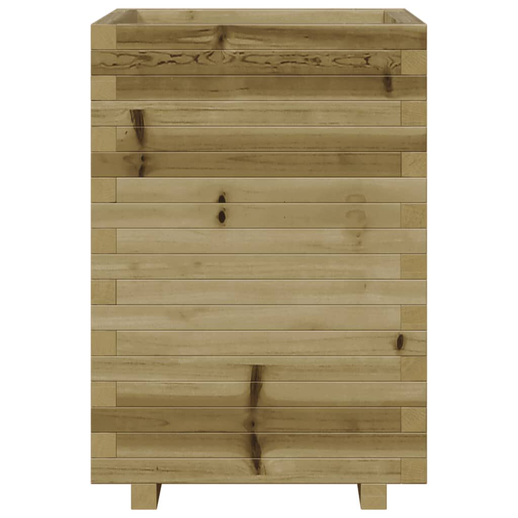 vidaXL Ζαρντινιέρα 50x50x72,5 εκ. Εμποτισμ. Ξύλο Πεύκου