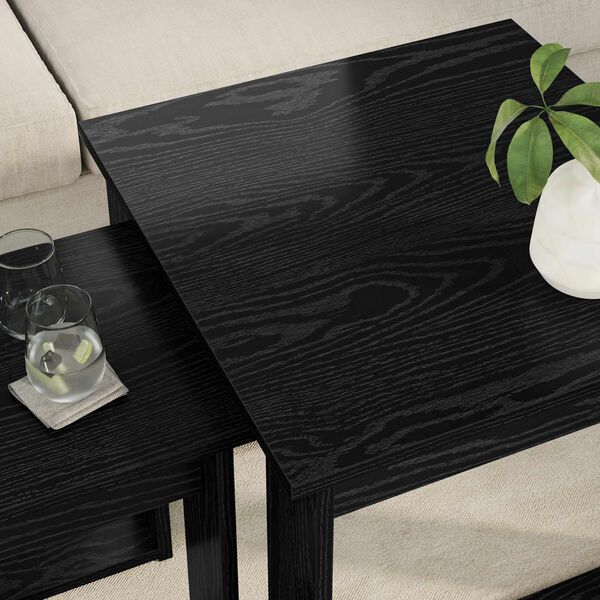 vidaXL &Sigma;&epsilon;&tau; &Tau;&rho;&alpha;&pi;&epsilon;&zeta;&iota;&omicron;ύ &Gamma;&iota;&alpha; &Kappa;&alpha;&phi;έ 2 pcs &Mu;&alpha;ύ&rho;&eta; &Omicron;&xi;&upsilon;ά &Epsilon;&pi;&epsilon;&xi;&epsilon;&rho;&gamma;&alpha;&sigma;&mu;έ&nu;&omicron; &xi;ύ&lambda;&omicron;