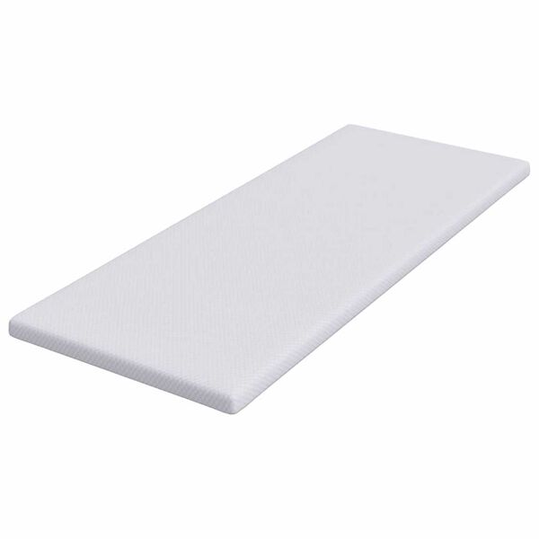 vidaXL Στρώματα Λευκό 70 x 200 cm 100% ύφασμα πολυεστέρα με τζακάρ