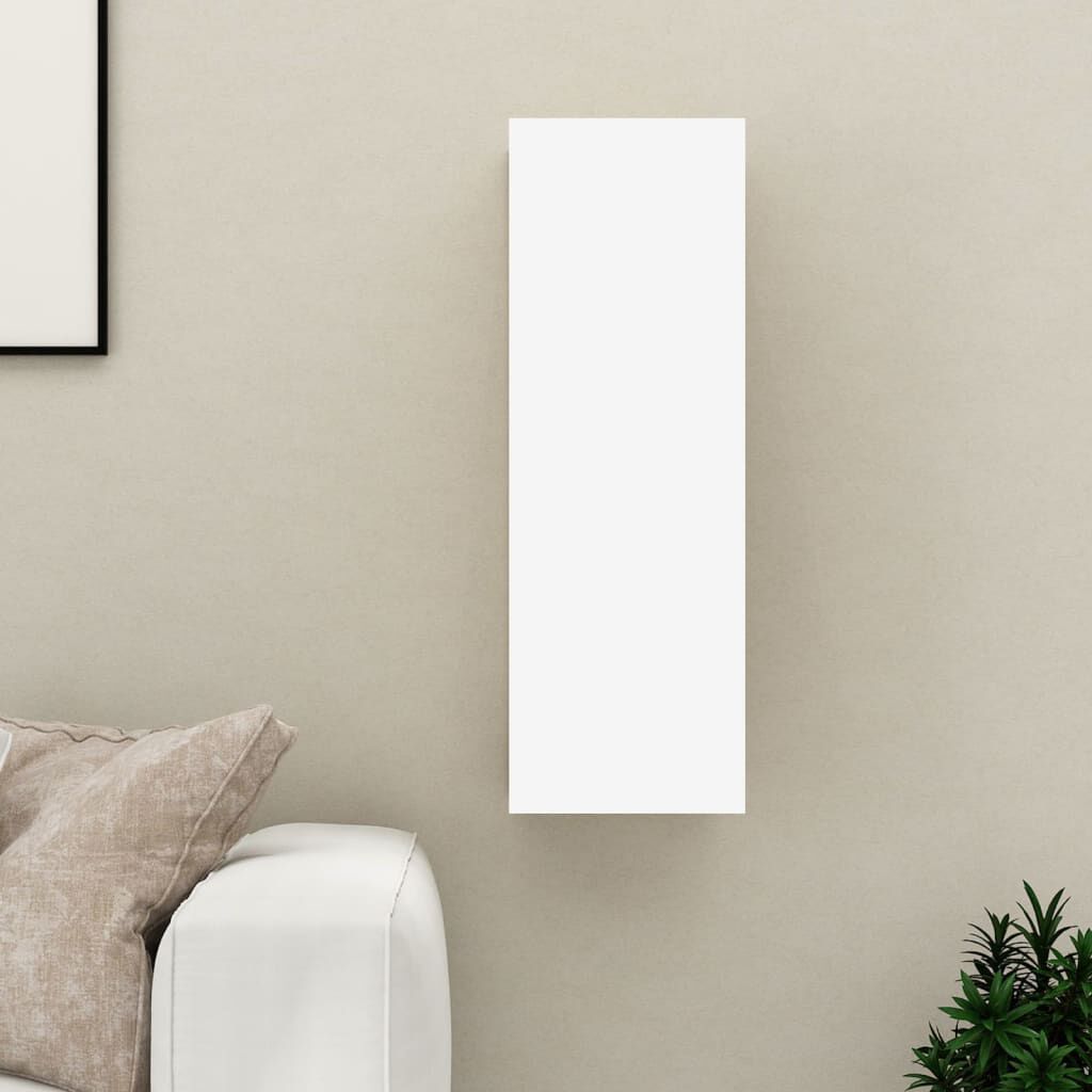 vidaXL Έπιπλο Τηλεόρασης Λευκό & Sonoma Δρυς 30,5x30x90εκ. Επεξ. Ξύλο