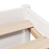 vidaXL Κρεβάτι Βιβλιοθήκη Χωρίς Στρώμα 140x190 εκ Μασίφ Ξύλο Πεύκου