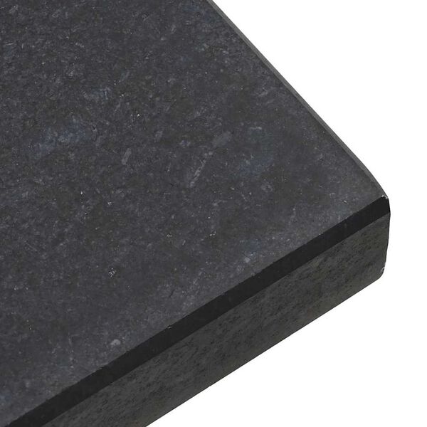 vidaXL Βάση ομπρέλας Μαύρο 45 x 45 x 43 εκ Γρανίτης, Ατσάλι