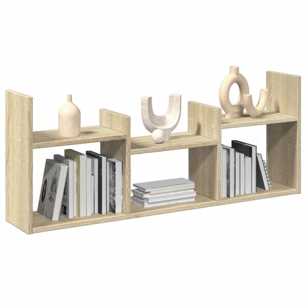 vidaXL Ντουλάπι Τοίχου Sonoma Δρυς 100x18x40εκ. από Επεξεργασμένο Ξύλο
