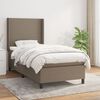 vidaXL &Kappa;&rho;&epsilon;&beta;ά&tau;&iota; Boxspring &mu;&epsilon; &Sigma;&tau;&rho;ώ&mu;&alpha; Taupe 80x200 &epsilon;&kappa;. &Upsilon;&phi;&alpha;&sigma;&mu;ά&tau;&iota;&nu;&omicron;