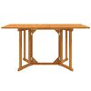vidaXL Τραπέζι Κήπου Butterfly Πτυσσόμενο 150x90x75 εκ. Μασίφ Teak