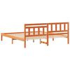 vidaXL Σκελετός Κρεβατιού Καφέ κεριού 180 x 200 cm Μασίφ ξύλο πεύκου