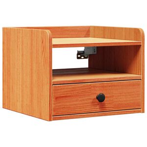 vidaXL Κομοδίνο Καφέ κεριού 38 x 36 x 29.5 εκ Μασίφ ξύλο πεύκου