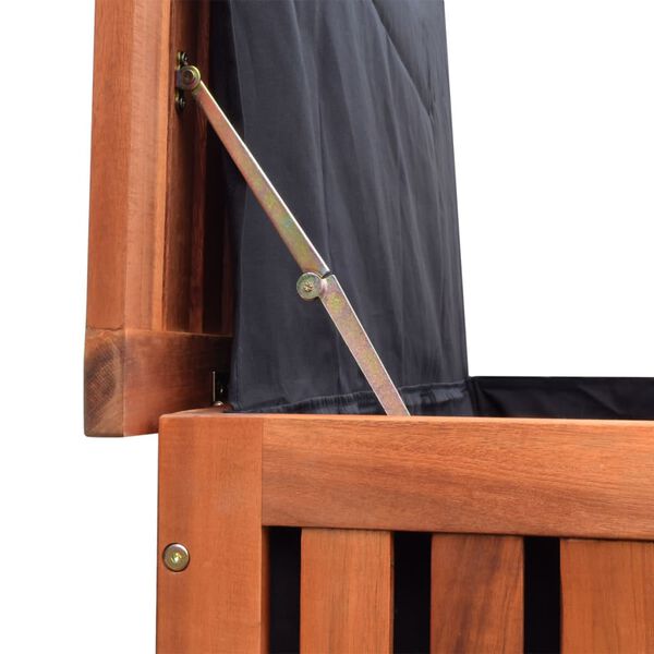 vidaXL Μπαούλο Αποθήκευσης Κήπου 118 x 52 x 58 εκ. Ξύλινο