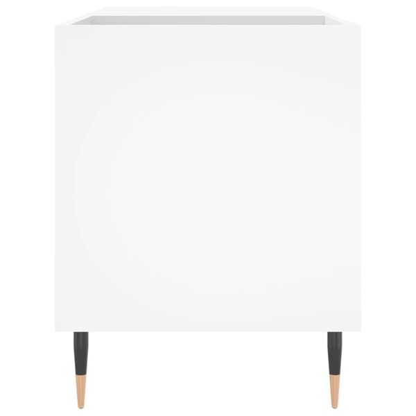 vidaXL Δισκοθήκη Λευκή 85 x 38 x 48 εκ. από Επεξεργασμένο Ξύλο