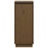 vidaXL Ντουλάπια 2 τεμ. Καφέ Μελί 31,5x34x75 εκ. από Μασίφ Ξύλο Πεύκου