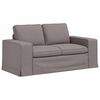 vidaXL &Kappa;&alpha;&nu;&alpha;&pi;έ&sigmaf; 2 pcs Taupe 182 x 80 x 82 &epsilon;&kappa; ύ&phi;&alpha;&sigma;&mu;&alpha;