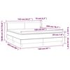 vidaXL &Kappa;&rho;&epsilon;&beta;ά&tau;&iota; Boxspring &mu;&epsilon; &Sigma;&tau;&rho;ώ&mu;&alpha; &Mu;&pi;&lambda;&epsilon; 160x200 &epsilon;&kappa;. &Upsilon;&phi;&alpha;&sigma;&mu;ά&tau;&iota;&nu;&omicron;