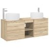 vidaXL &Sigma;&epsilon;&tau; &Epsilon;&pi;ί&pi;&lambda;&omega;&nu; &Mu;&pi;ά&nu;&iota;&omicron;&upsilon; 3 &tau;&mu;&chi;. Sonoma &Delta;&rho;&upsilon;&sigmaf; 49,5 x 44,5 x 66 &epsilon;&kappa;