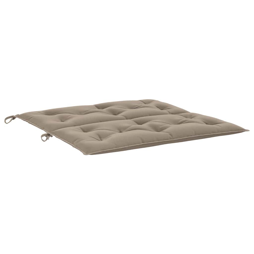 vidaXL Μαξιλάρι Πάγκου Κήπου Taupe 100x(50+50)x7 εκ. Ύφασμα Oxford