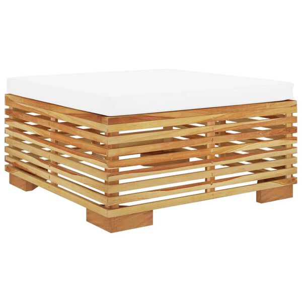 vidaXL Σαλόνι Κήπου Σετ 6 Τεμαχίων από Μασίφ Ξύλο Teak με Μαξιλάρια