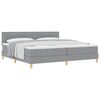vidaXL &Kappa;&rho;&epsilon;&beta;ά&tau;&iota; box spring &mu;&epsilon; &sigma;&tau;&rho;ώ&mu;&alpha; &Alpha;&nu;&omicron;&iota;&chi;&tau;ό &gamma;&kappa;&rho;&iota; 200 x 200 cm ύ&phi;&alpha;&sigma;&mu;&alpha;