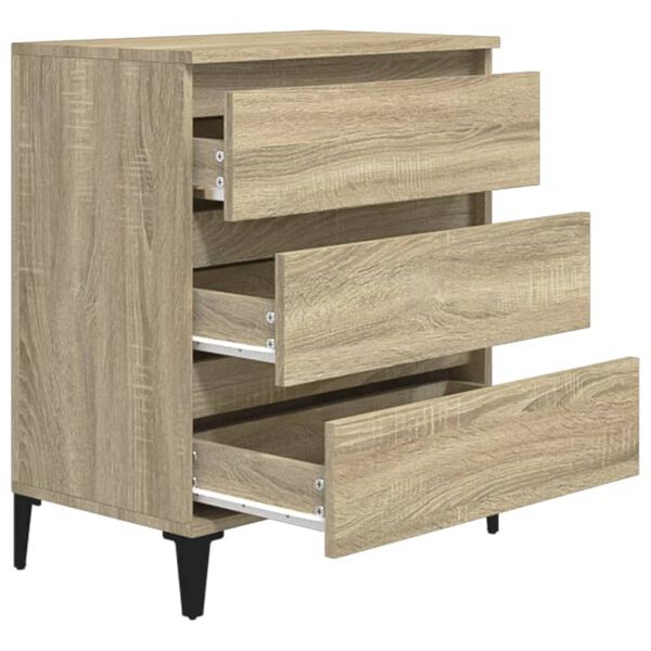 vidaXL Συρταριέρα Sonoma Δρυς 60x35x70 εκ. Επεξεργασμένο Ξύλο