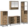 vidaXL &Sigma;&epsilon;&tau; &Epsilon;&pi;ί&pi;&lambda;&omega;&nu; &Mu;&pi;ά&nu;&iota;&omicron;&upsilon; 4 &tau;&mu;&chi;. Artisan Oak 80 x 33 x 60 &epsilon;&kappa;