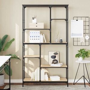 vidaXL &Beta;&iota;&beta;&lambda;&iota;&omicron;&theta;ή&kappa;&eta; Sonoma &Delta;&rho;&upsilon;&sigmaf; 99 x 35,5 x 176 &epsilon;&kappa;. &Epsilon;&pi;&epsilon;&xi;&epsilon;&rho;&gamma;. &Xi;ύ&lambda;&omicron;/&Alpha;&tau;&sigma;ά&lambda;&iota;