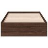 vidaXL Πλαίσιο Κρεβατιού με συρτάρια Καφέ δρυς 90x190 εκ. Επεξ. Ξύλο