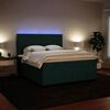 vidaXL &Kappa;&rho;&epsilon;&beta;ά&tau;&iota; Boxspring &mu;&epsilon; &Sigma;&tau;&rho;ώ&mu;&alpha; &Sigma;&kappa;&omicron;ύ&rho;&omicron; &Pi;&rho;ά&sigma;&iota;&nu;&omicron; 180x200&epsilon;&kappa;. &Beta;&epsilon;&lambda;&omicron;ύ&delta;&iota;&nu;&omicron;